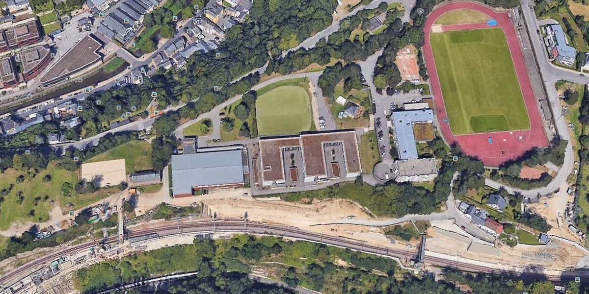 Der Standort INS aus der Vogelperspektive.