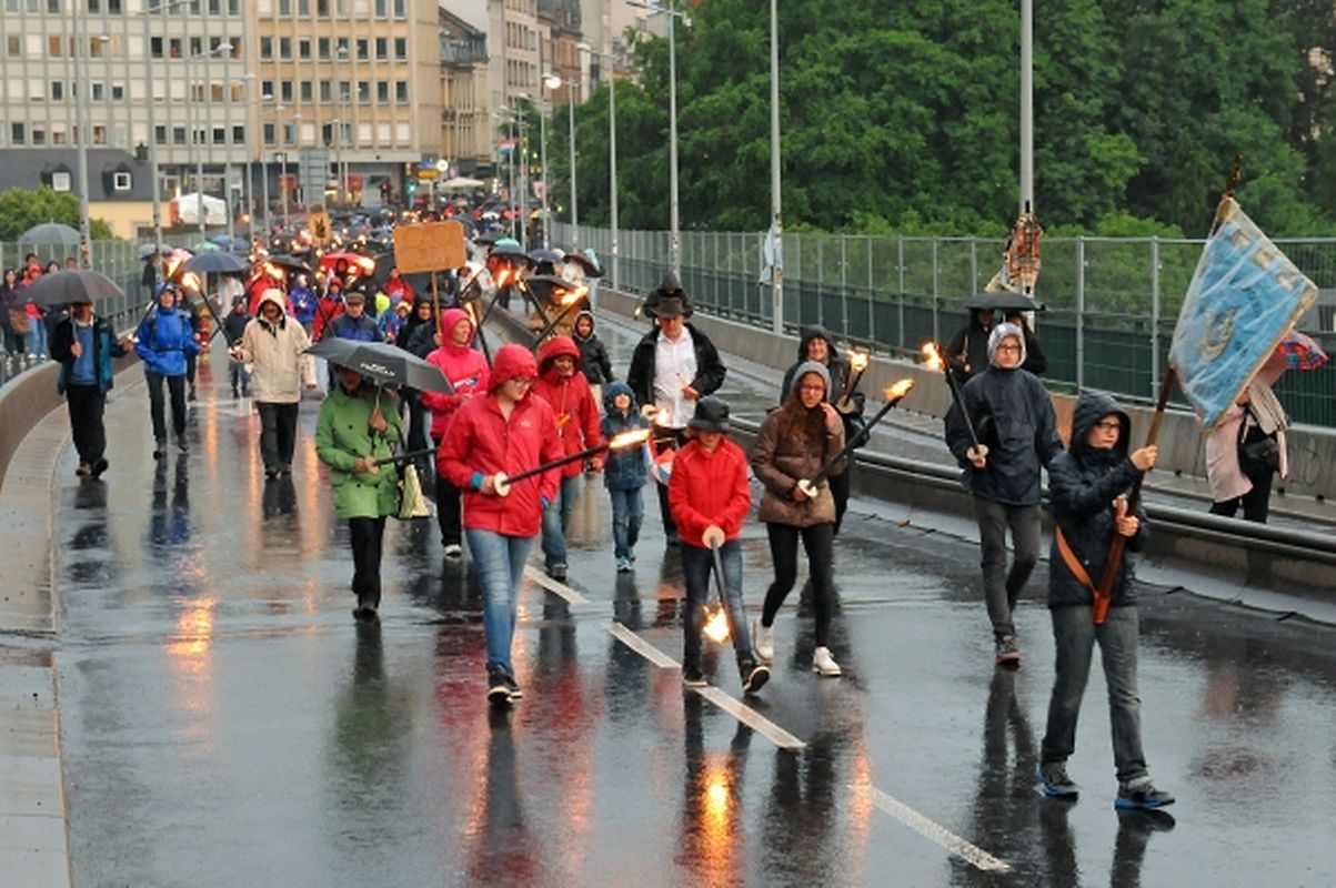 Nationalfeierdag, Nationalfeiertag 2015, Fackelzuch (Foto: Alain Piron)