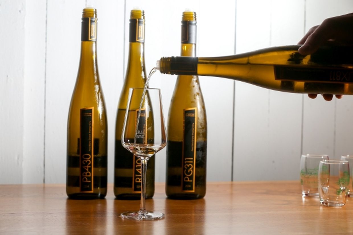 Proufdag in den "Caves du Sud" bei den Domaines Vinsmoselle in Remerschen. 