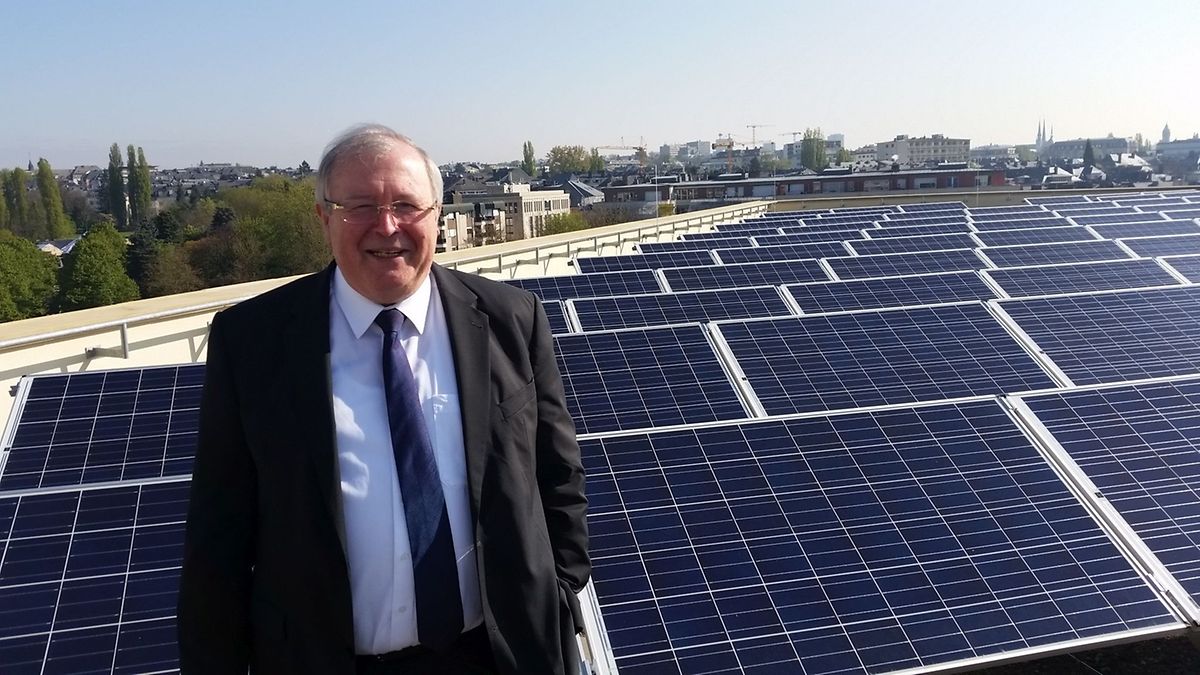 Jos Salentiny, directeur de l'Athénée: «On va épargner 41.000 tonnes de CO2 sur une année».