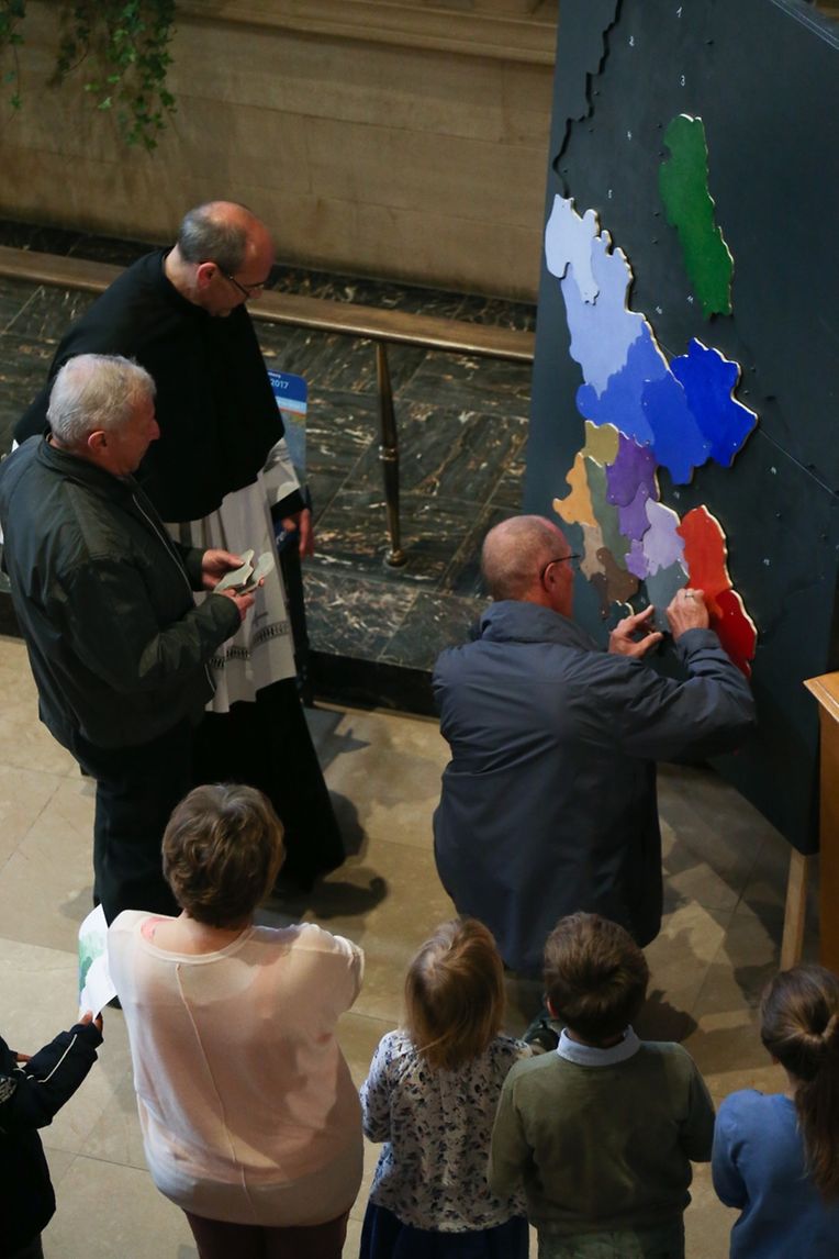 Messe für die neuen Pfarreien "Disciples d’Emmaüs“ (Hesper, Réiser, Weiler) und "Saint-André“ (Beetebuerg, Fréiseng).