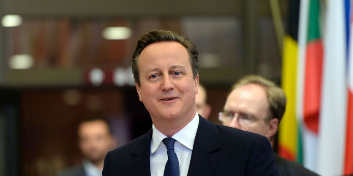 Le Premier ministre britannique David Cameron: «Je pense que cela suffit pour recommander que le Royaume-Uni reste dans l'UE».