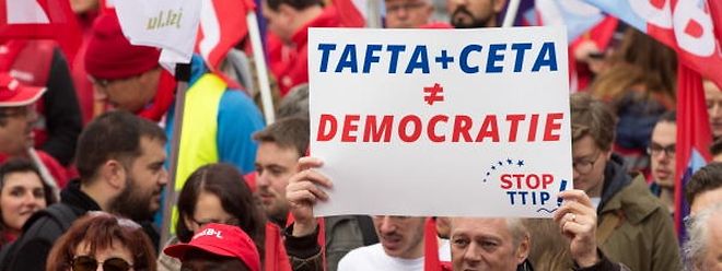 Die Freihandelsabkommen TTIP und CETA haben auch in Luxemburg für Unmut gesorgt.