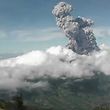This handout photo taken and released on June 21, 2020 by Indonesia's Research and Technology Development for Geological Hazard Mitigation (BPPTKG) shows the Merapi Mount volcano spewing thick smoke into the air as seen from Yogyakarta. (Photo by Handout / BPPTKG / AFP) / RESTRICTED TO EDITORIAL USE - MANDATORY CREDIT "AFP PHOTO / BPPTKG" - NO MARKETING - NO ADVERTISING CAMPAIGNS - DISTRIBUTED AS A SERVICE TO CLIENTS