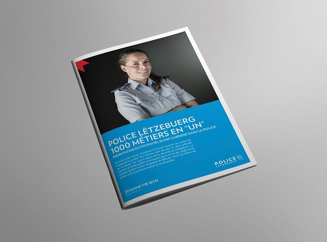 Die offizielle Präsentation der Polizei.