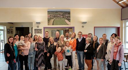 Die Integrationskommission der Gemeinde Flaxweiler zusammen mit der Gemeinde  haben einen  Empfang für die ukrainischen Flüchtlinge