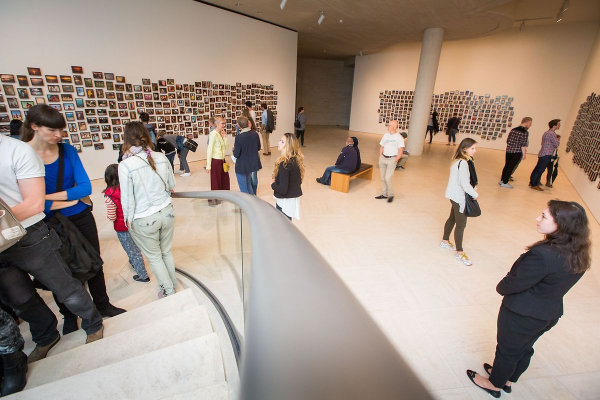 Impressionen der Jubiläumsfeier des Mudam, wo man von Samstag früh bis Sonntag Abend durchfeierte.
