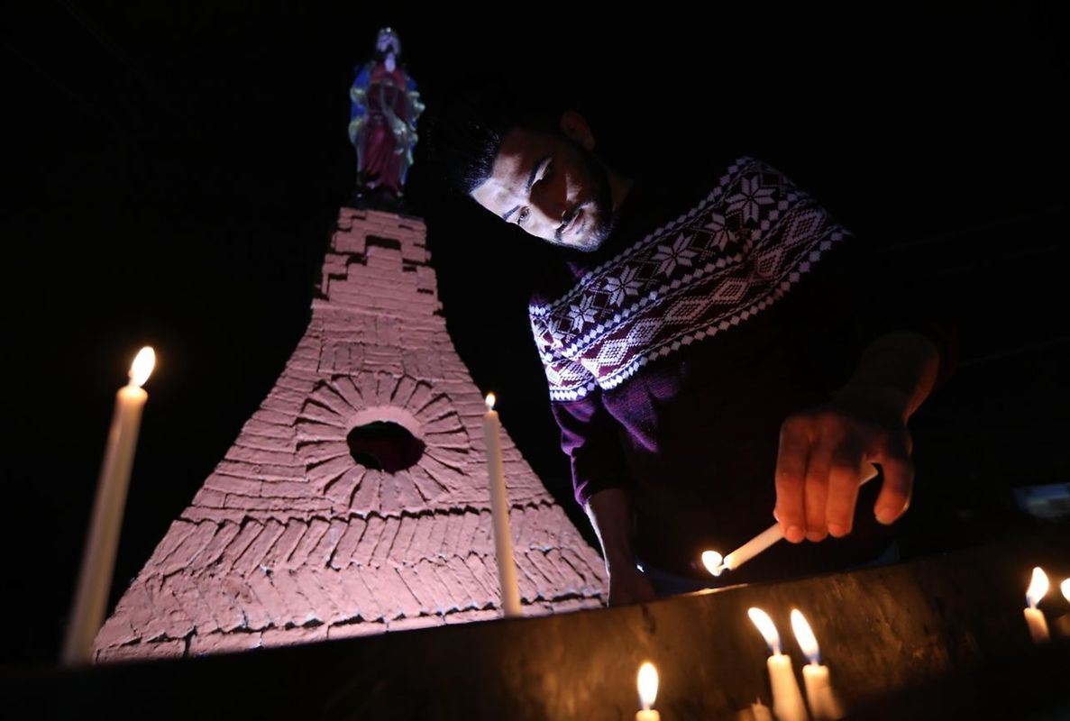 Die meisten irakischen Christen haben in der Mart Shmoni Kirche von Araden gefeiert.