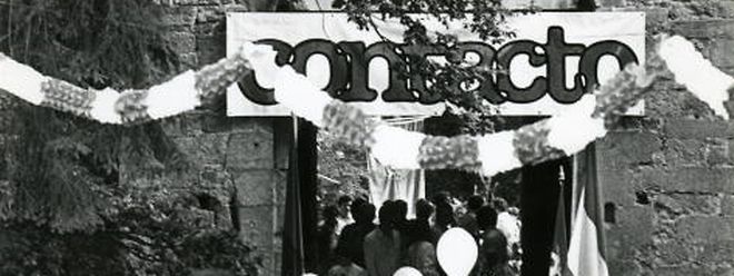 Uma festa do 10 de Junho nos anos 1980.