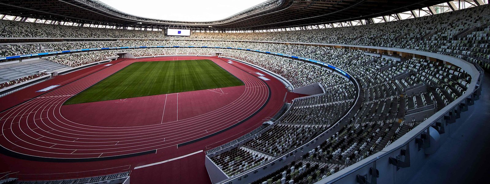 Das Nationalstadion in Tokio ist bereits fertig für die Olympischen Spiele 2020.