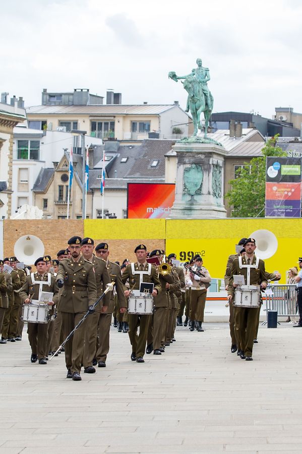 Die feierliche Wachablösung am Mittwochnachmittag.