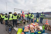 Manifestation Gilet Jaunes, France, A28 Mont Saint Martin, Demonstration, Foto: Lex Kleren/Luxemburger Wort
