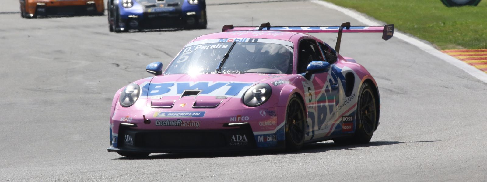 Für Dylan Pereira wird der Gewinn des Porsche-Supercups immer greifbarer.