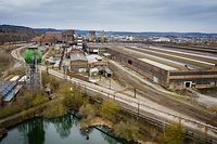 Ehemaliges Stahlwerksgeländes Esch/Schifflange - ARBED - Esch-Schifflange - Foto : Pierre Matgé/Luxemburger Wort
