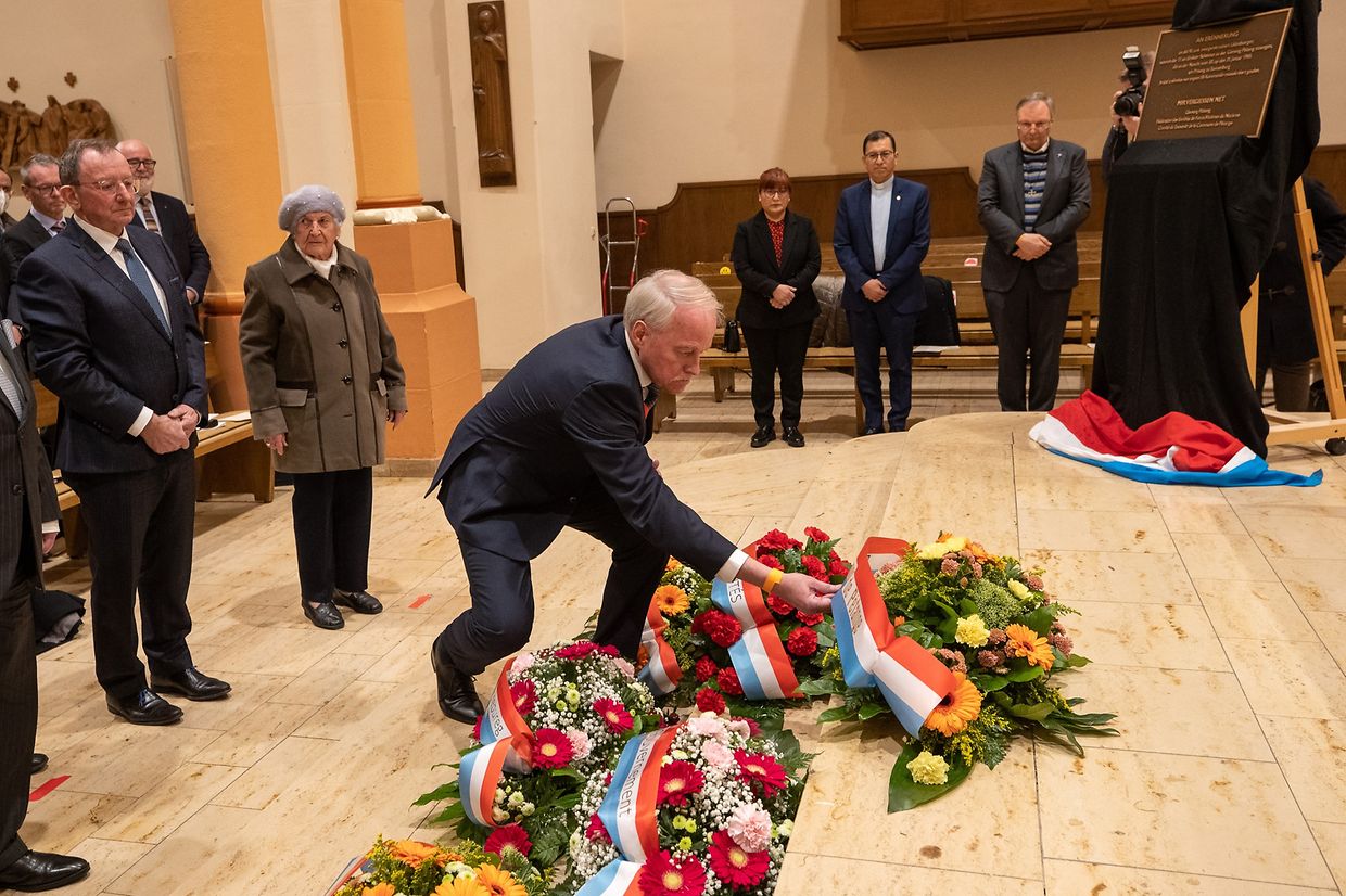 Gedenkfeier und Massaker vu Sonnebuerg / Commune de Petange / Photo: Laurent Blum