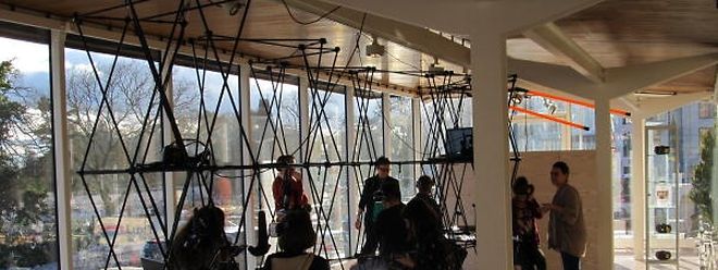 Das "Aquarium" des Kunstforums Casino verwandelt sich in den "Virtual Reality Pavillon"
