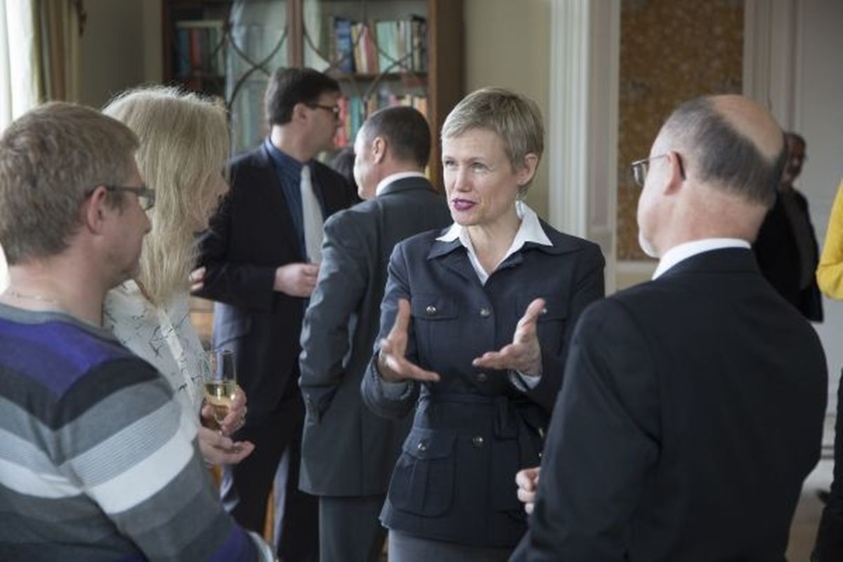 Réception donné par le British Consulate Alice Walpole ambassadrice le 19/03/2015 photo Tania Bettega
