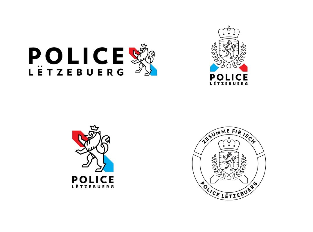 Die offizielle Präsentation der Polizei.