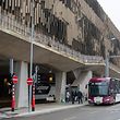 Lokales, Bushaltestelle, Gare routière, Kirchberg, Bus, Pôle d’échange Luxexpo, Foto: Chris Karaba/Luxemburger Wort