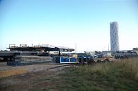 15.8.2018 Luxembourg, Coche d'Or, pont A6, ouvrage d'art franchissant A6 hauteur de la Croix de Gasperich  photo Anouk Antony