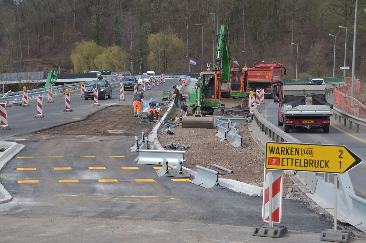 In eine Richtung ist der Neuabu nun aber schon befahrbar.