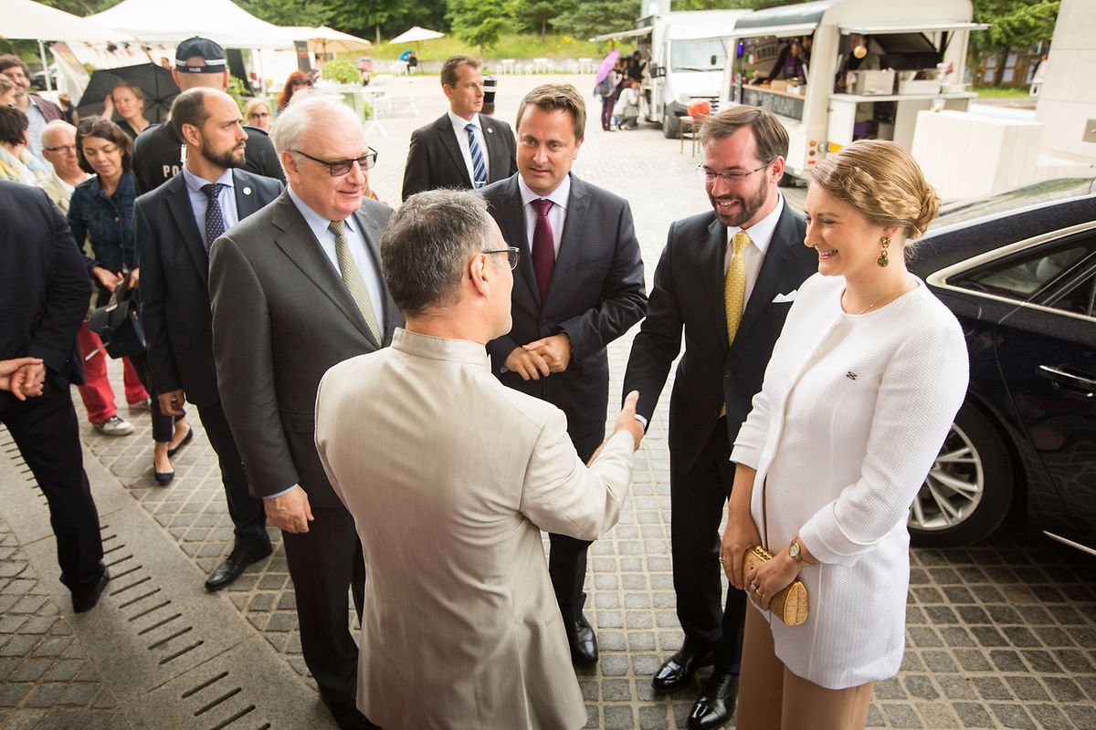 Impressionen der Jubiläumsfeier des Mudam, wo man von Samstag früh bis Sonntag Abend durchfeierte.