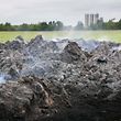 Strohballen in Flammen, Brandstifter in Mondorf, Foto Lex Kleren