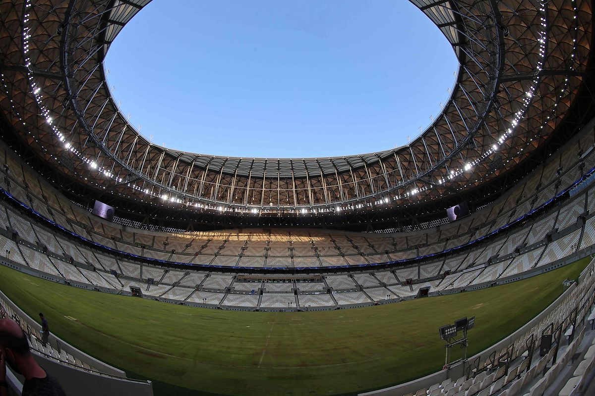 Im Lusail Stadion wird das Finale der diesjährigen Fußball-WM stattfinden.