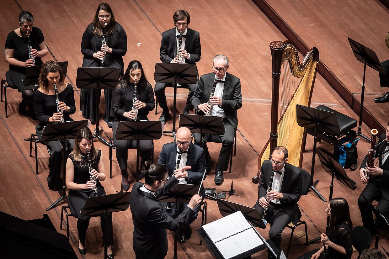 Luxembourg Wind Orchestra - LWO - "Hope" - Luxembourg - Ville - Philharmonie - 12/03/2022 - photo: claude piscitelliLuxembourg Wind Orchestra - LWO - "Hope" - Luxembourg - Ville - Philharmonie - 12/03/2022 - photo: claude piscitelli
Luxembourg Wind Orchestra
Philippe Noesen direction
Zala Kravos piano
Maurice Clement orgue