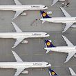 Zahlreiche Flieger der Lufthansa bleiben am Montag und Dienstag am Boden.