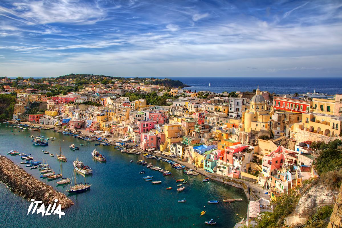 Die leuchtenden Farben Procidas