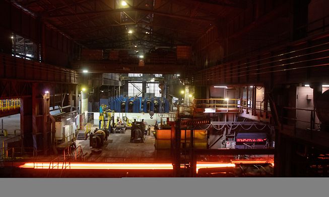 ArcelorMittal's plant in Differdange, shown here earlier this year, produces some of the longest and heaviest steel beams in the world