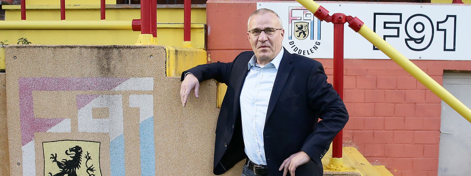 F91-Präsident Gerry Schintgen ist ein Düdelinger Urgestein.