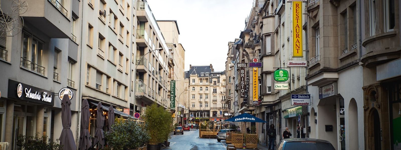 A rue de Strasbourg é um caldeirão para a diversidade.