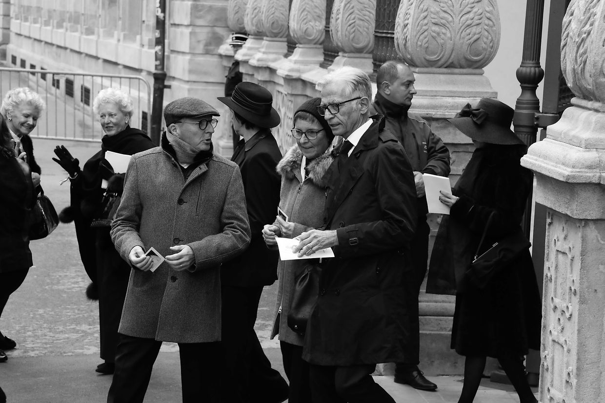 Lokales, Online, Kathedrale, Staatsbegräbnis Großherzog Jean, funérailles Grand-Duc Jean, Eingang Kathedrale,