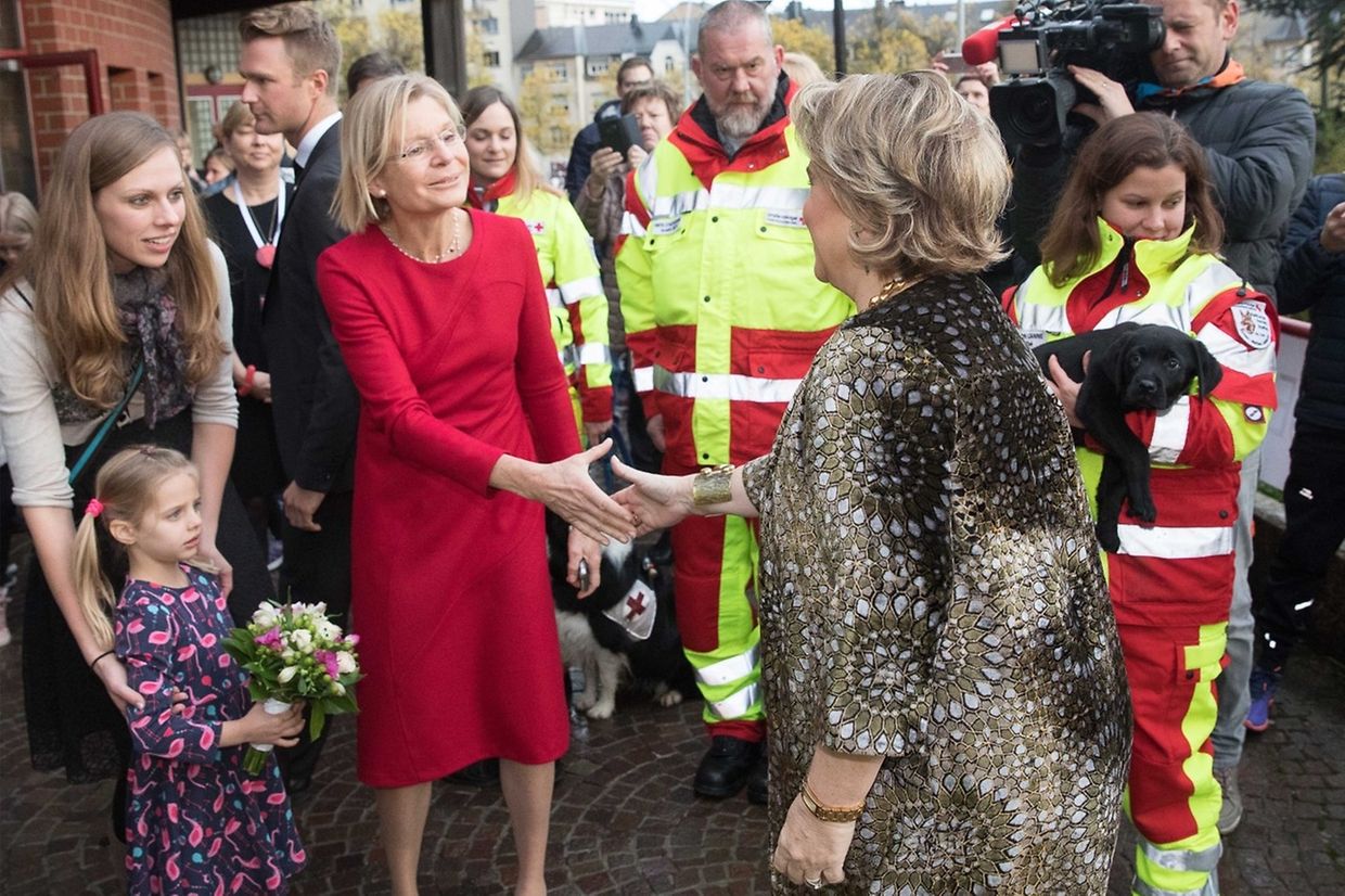 Der "Bazar" des Roten Kreuzes.