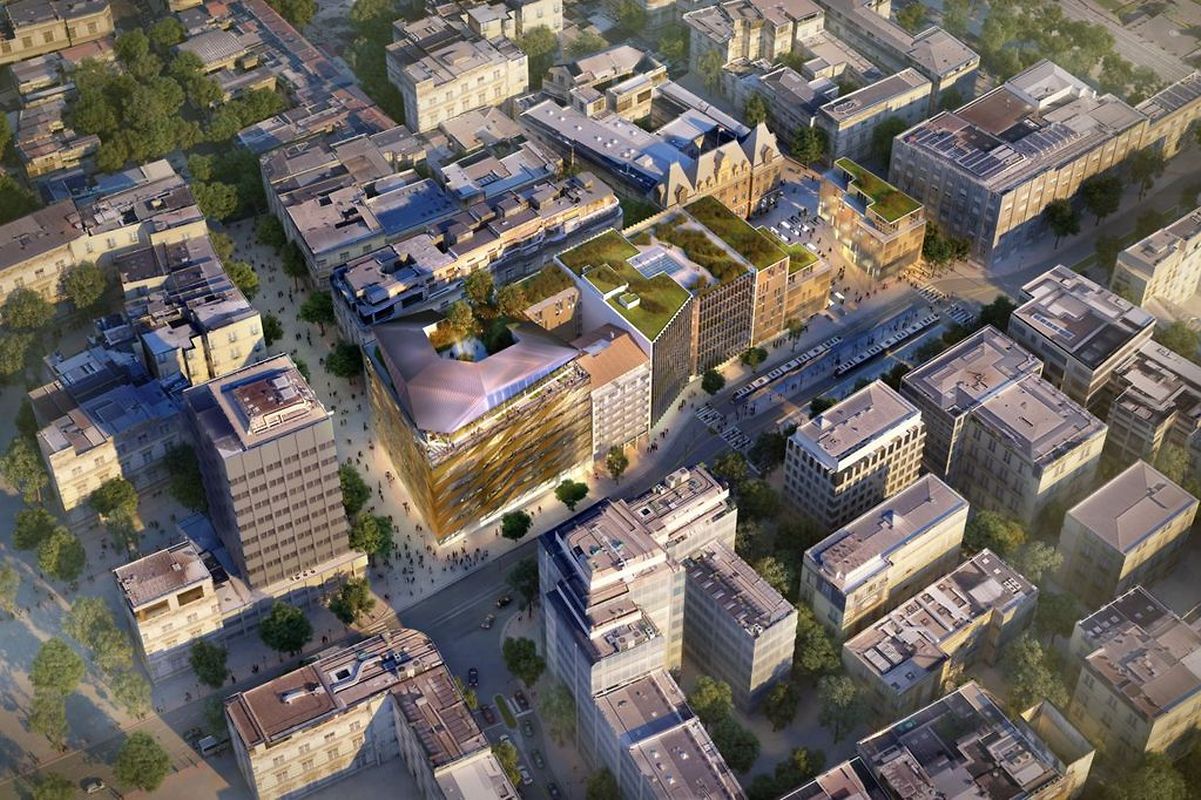 Nicht nur Geschäfte ziehen ein. Der Komplex verfügt auch über Wohn- und Büroflächen.