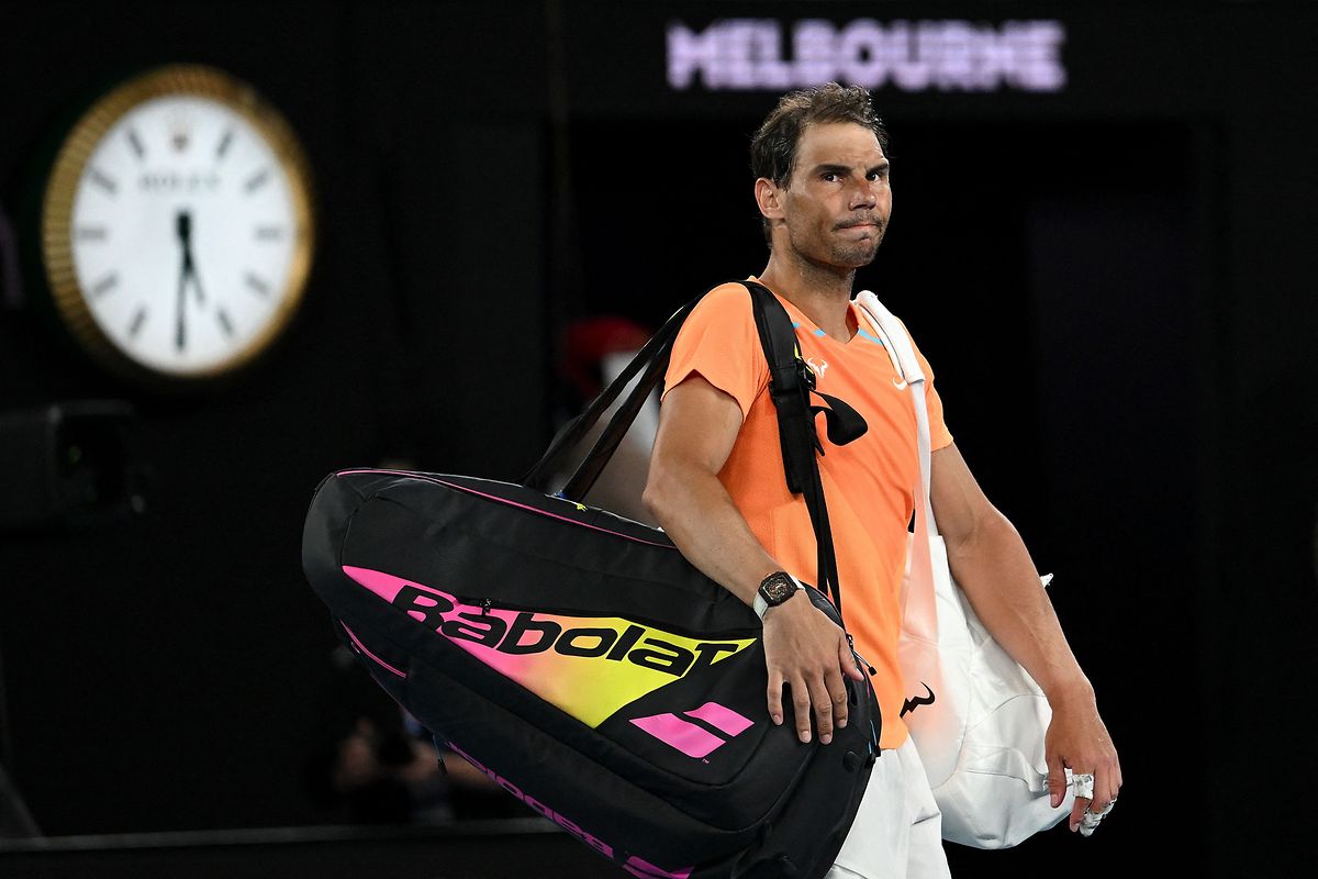 Nach der Niederlage ist Rafael Nadal sichtlich enttäuscht.