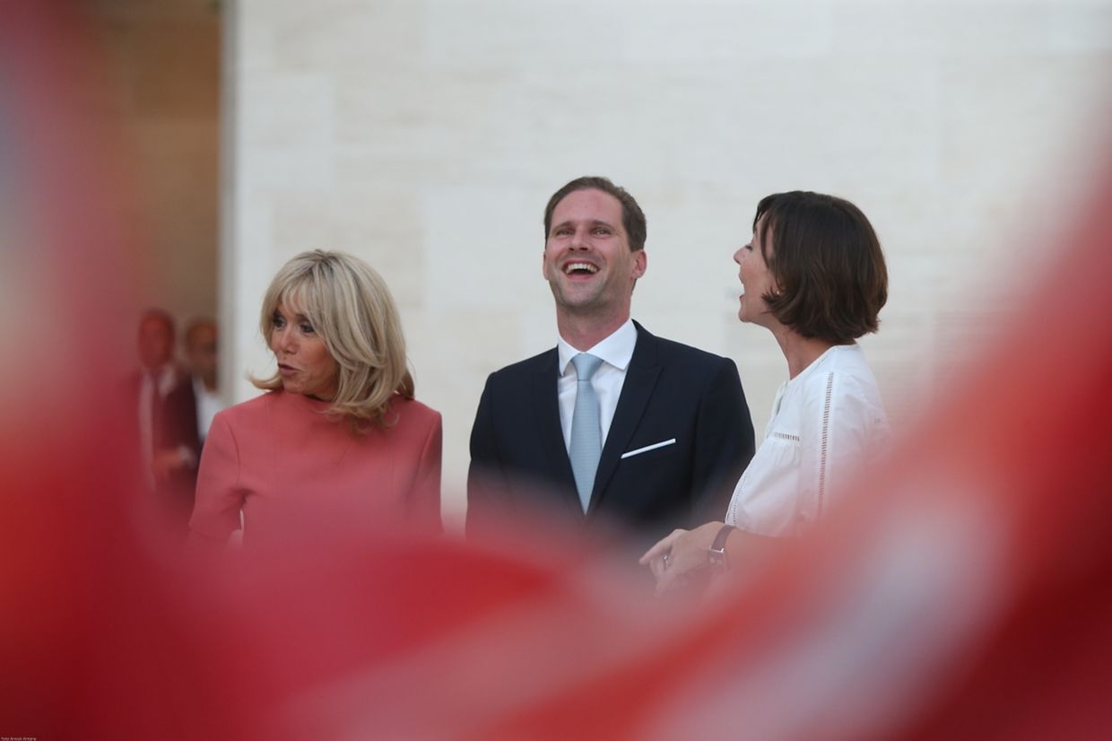 Programme culturel pour les conjoints à Neimënster puis au MUDAM en compagnie de la grande-duchesse Maria Teresa