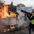 Die "Gilets jaunes" hatten am Wochenende in Paris für massive Störungen gesorgt.
