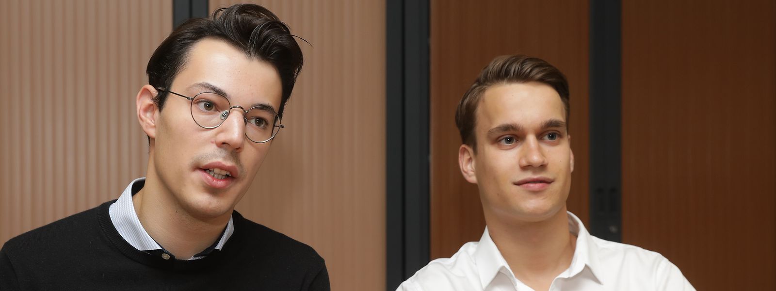 Pour Jean Winenes (à gauche), le président de l'Aneld, et Nicola Schreiner, le secrétaire, les droits européen et spatial sont sources de débouchés professionnels.