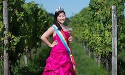 Wäinkinnigin 2016/2017,Aline Bruck,Weinkönigin 2016/2017. Foto:Gerry Huberty