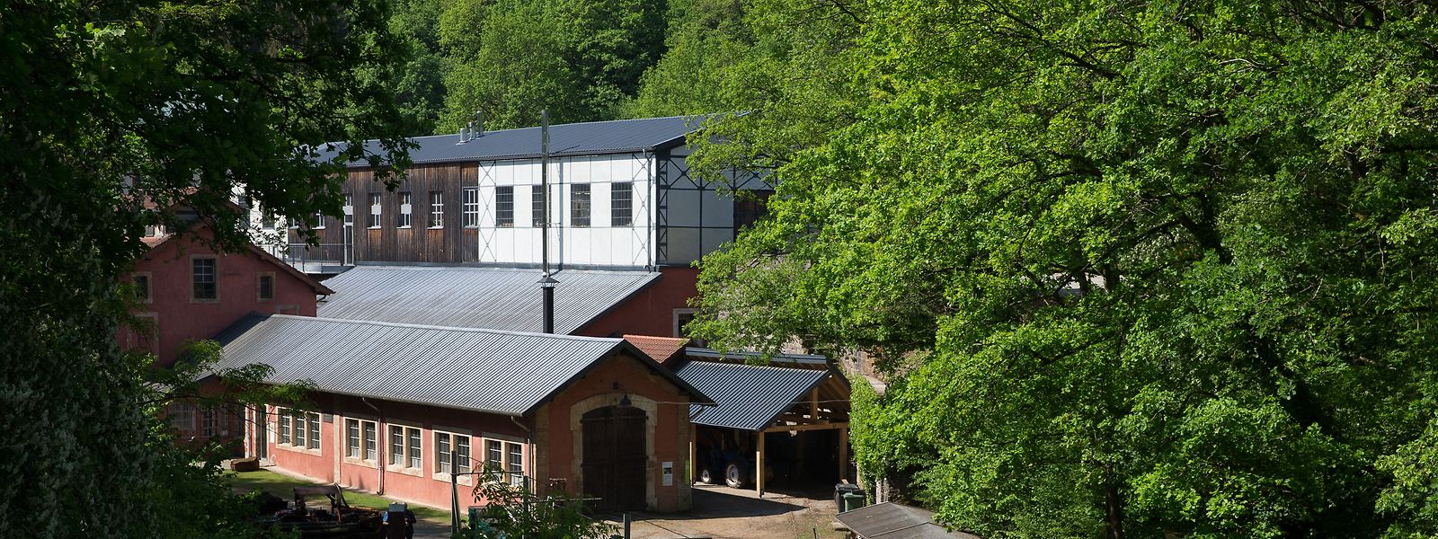 Das Grubengelände befindet sich in der grünen Oase des Naturschutzgebietes Ellergronn.