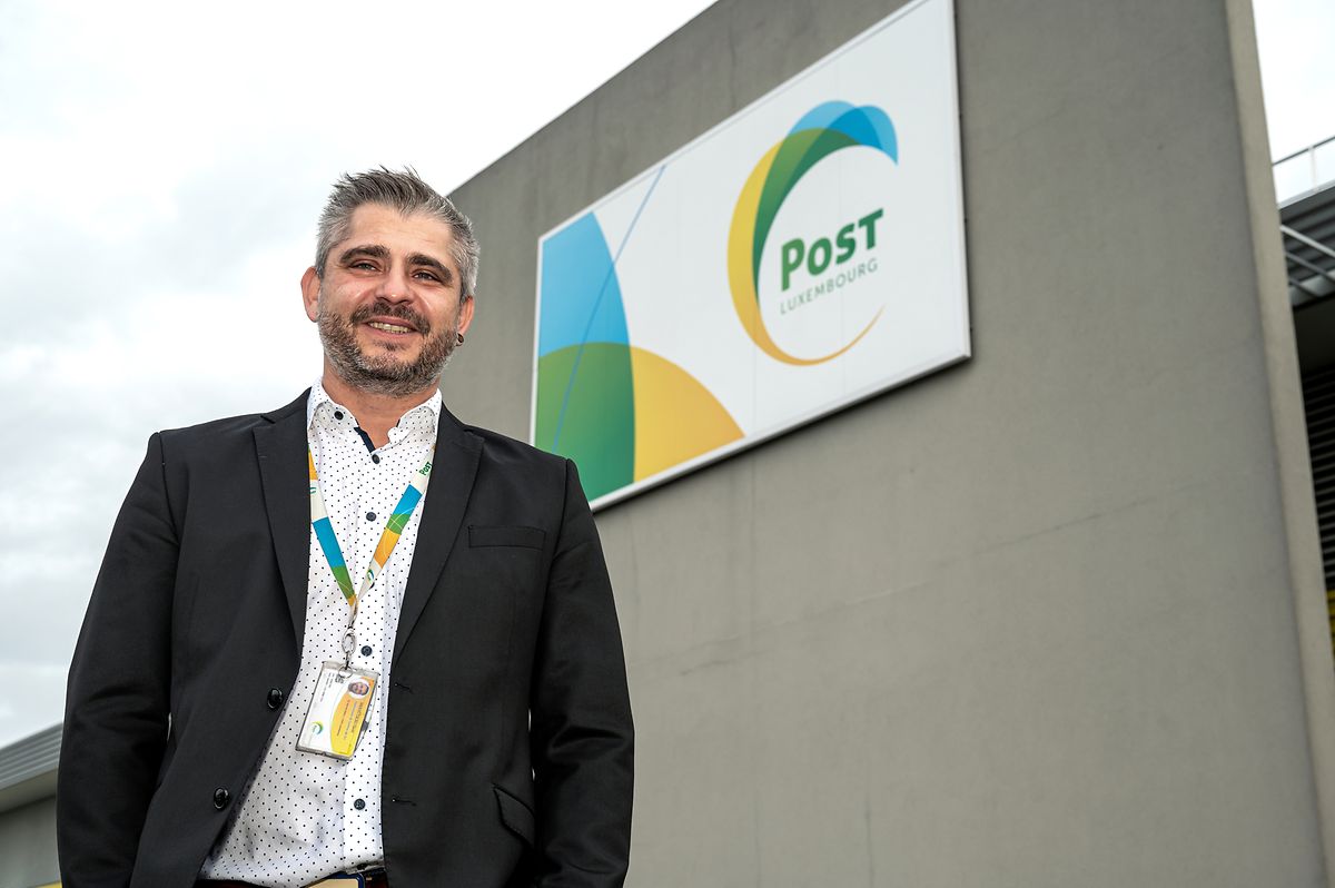David Badois  est le chef de service des opérations du centre de tri de Post Luxembourg