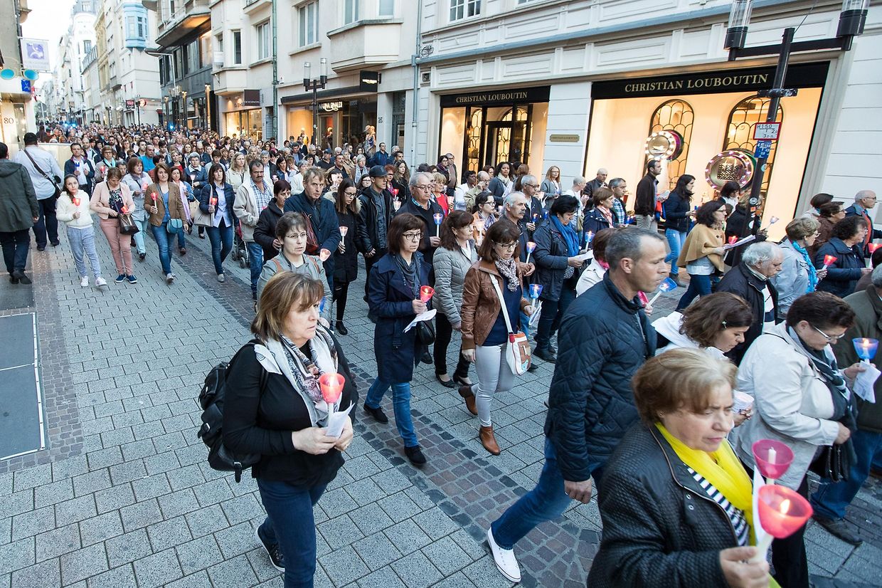 Lichterprozession der portugiesischen Gemeinschaft