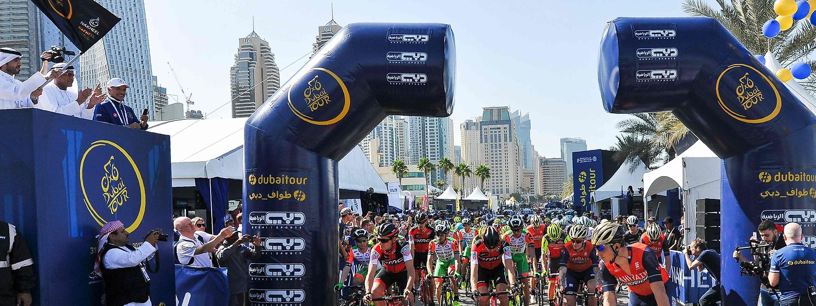 Der Start der vierten Etappe der Dubai-Tour wurde abgesagt.