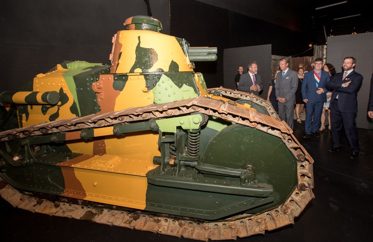 Besuch der Ausstellung "Lëtzebuerg an den Eischte Weltkrich".