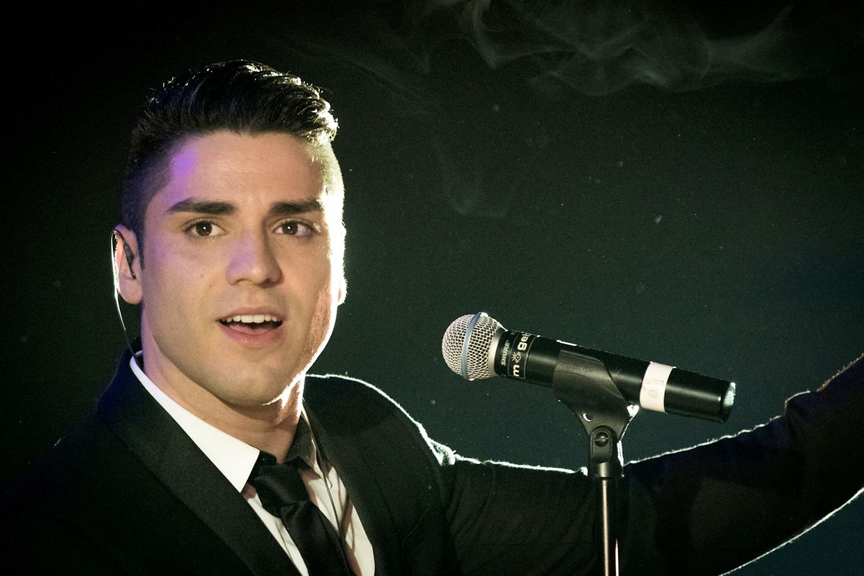 O cantor português Leandro actuou ontem no Hall du Deich, em Ettelbruck