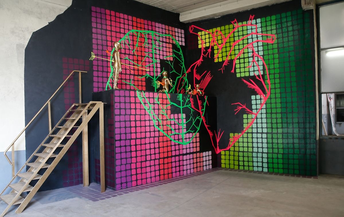 Des murs et des espaces partagés.