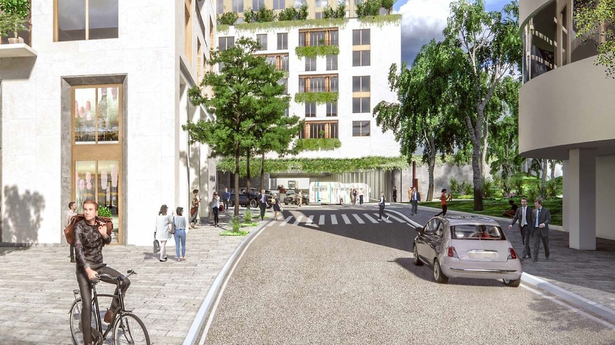 So stellen sich die Konzeptentwickler die künftige Stäreplaz und ihre Umgebung vor.